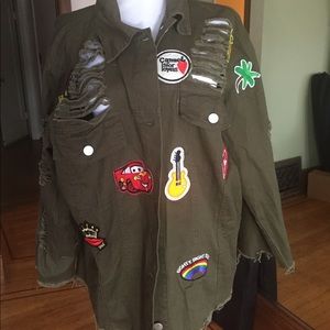 88 Tees army patch jacket